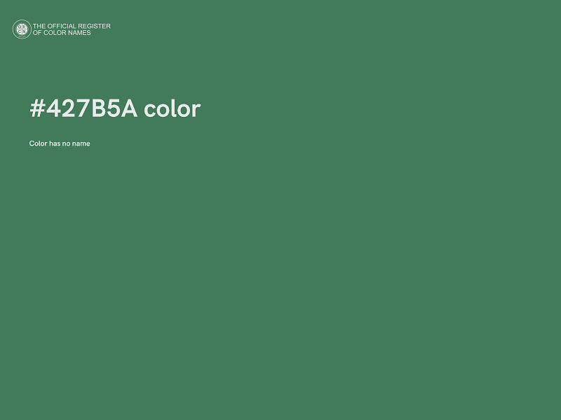 #427B5A color image