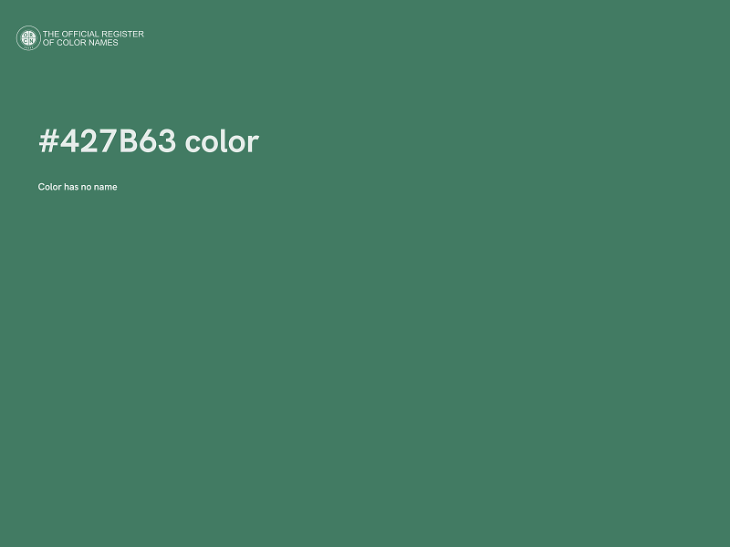 #427B63 color image