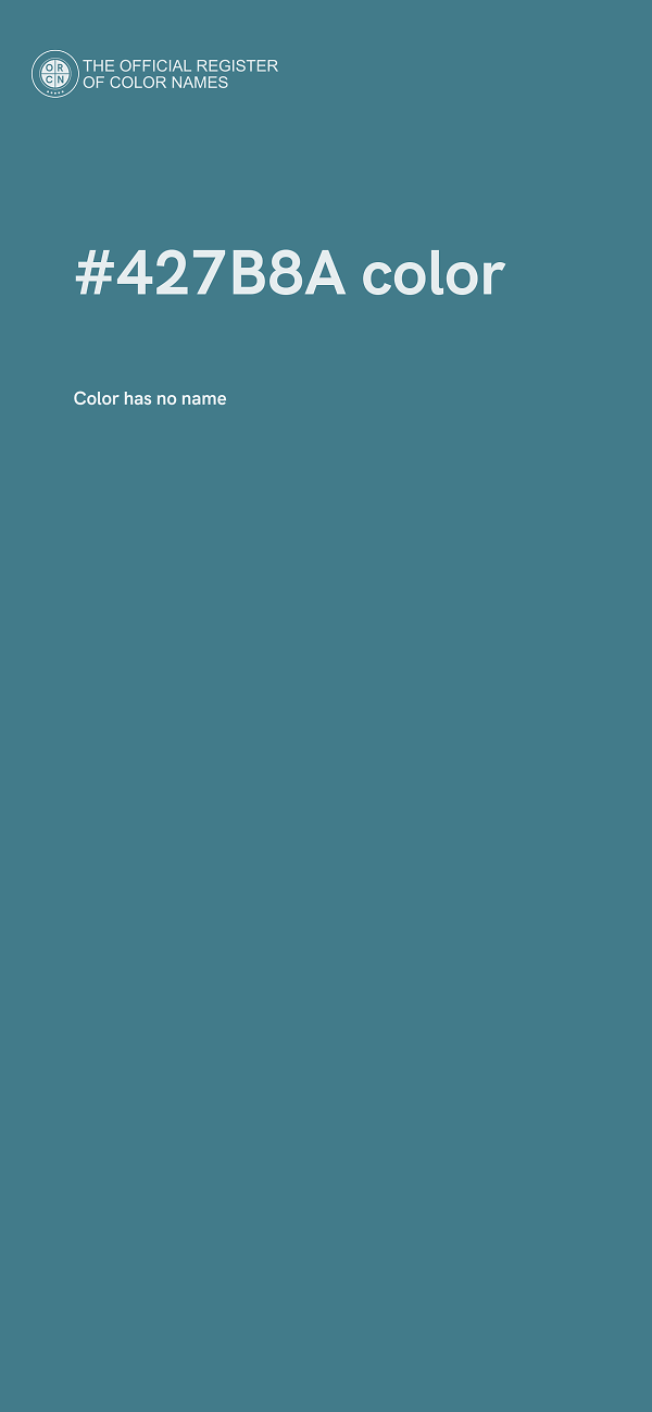 #427B8A color image