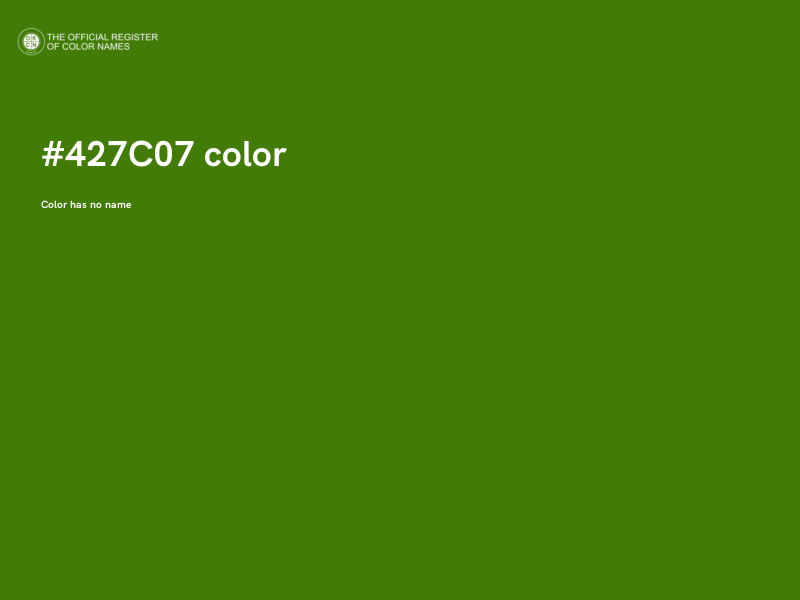 #427C07 color image