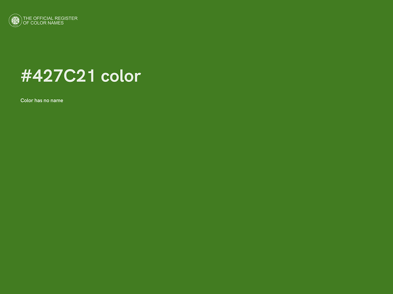 #427C21 color image