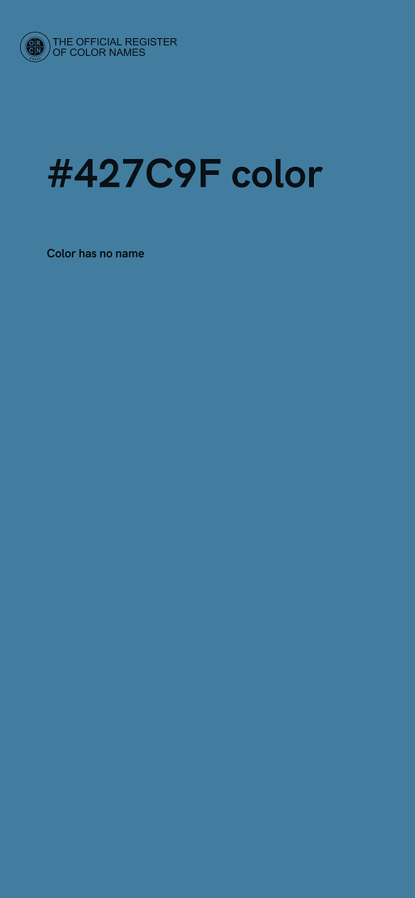 #427C9F color image