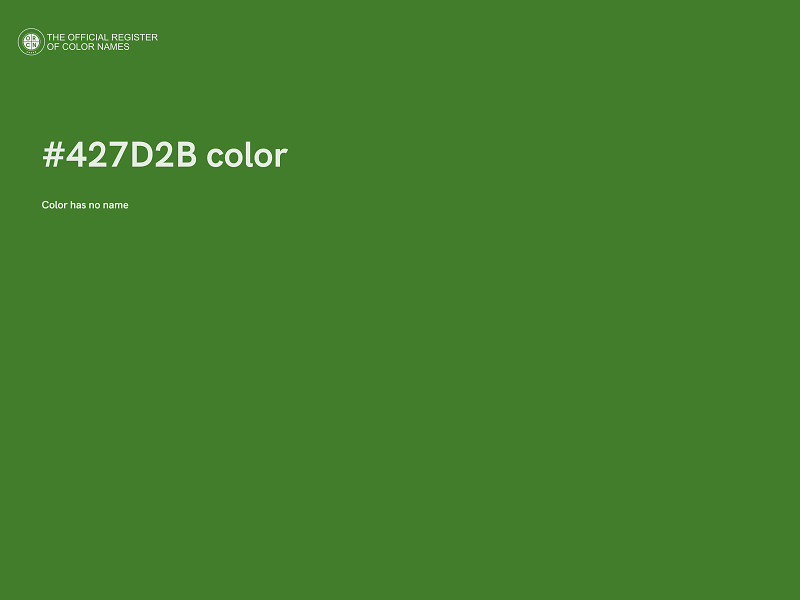 #427D2B color image