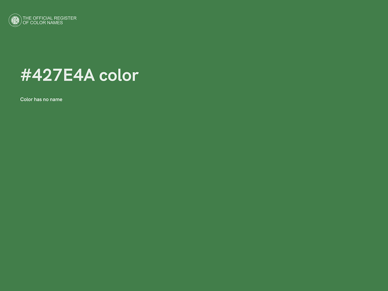 #427E4A color image