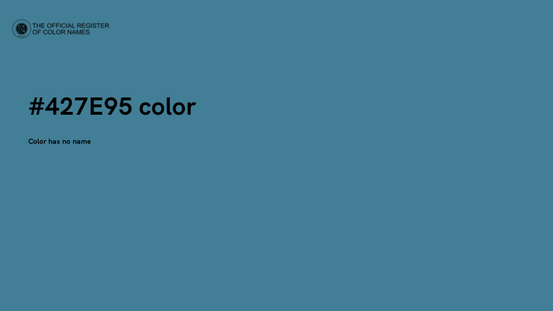 #427E95 color image