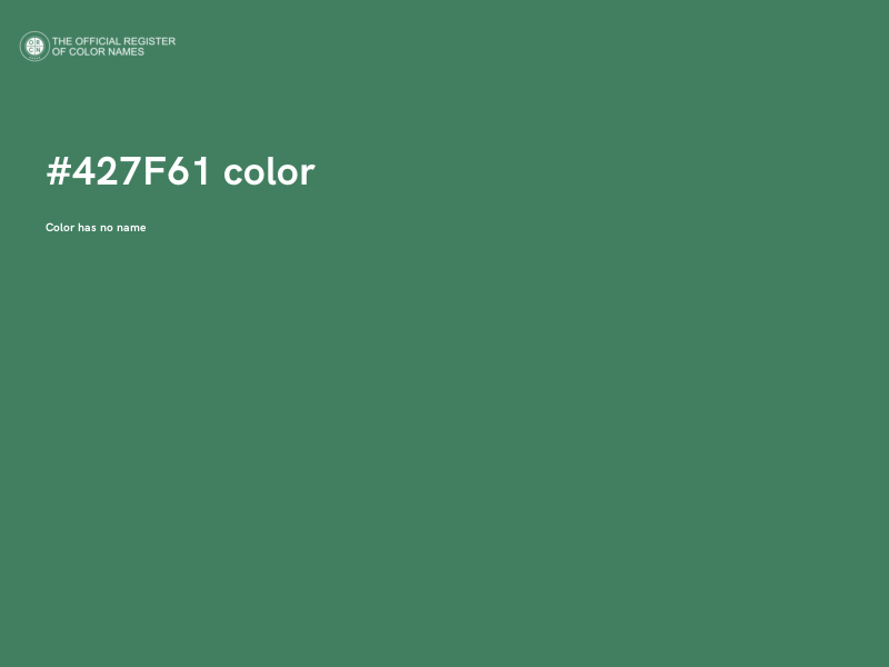 #427F61 color image