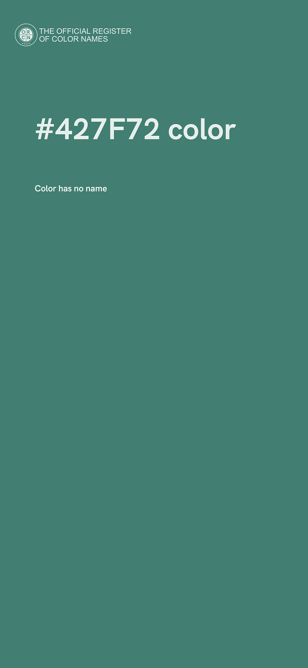 #427F72 color image