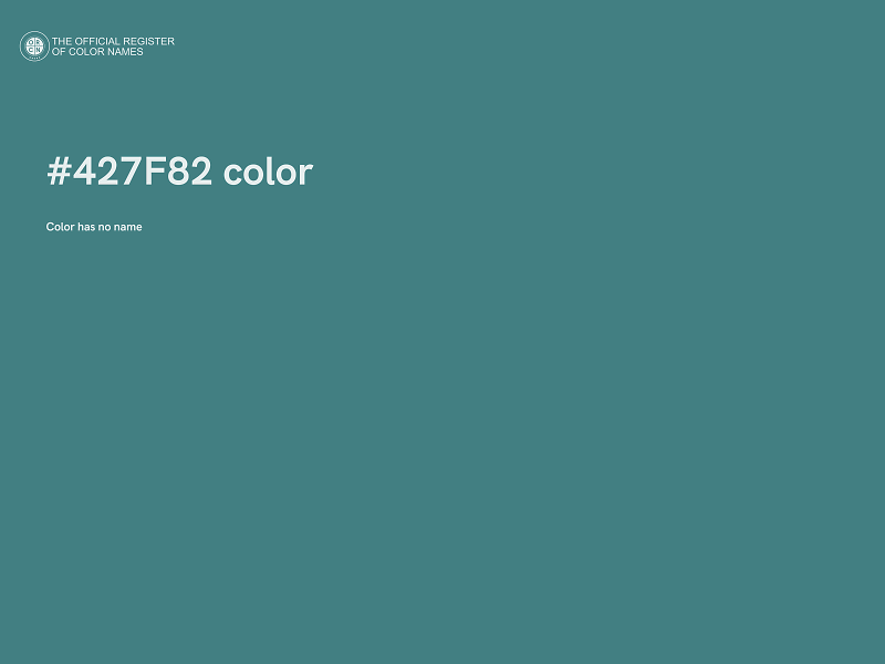 #427F82 color image