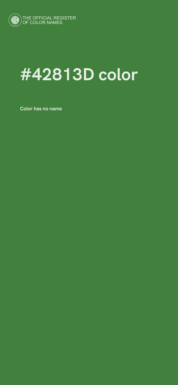 #42813D color image