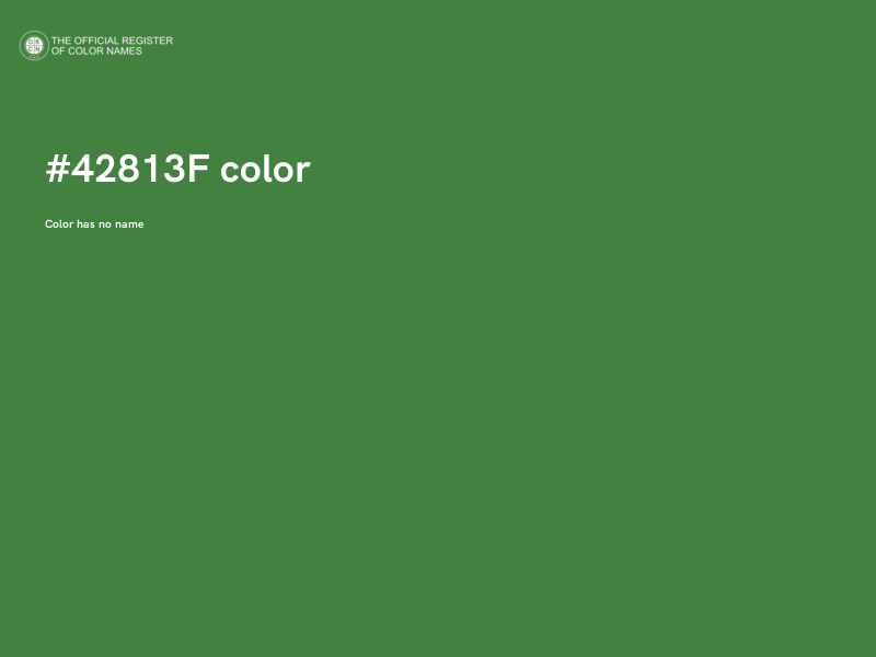 #42813F color image