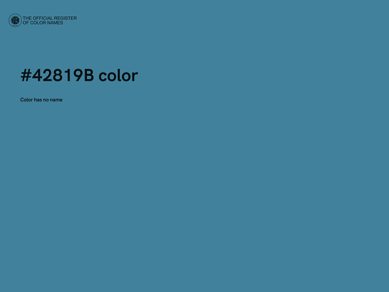 #42819B color image