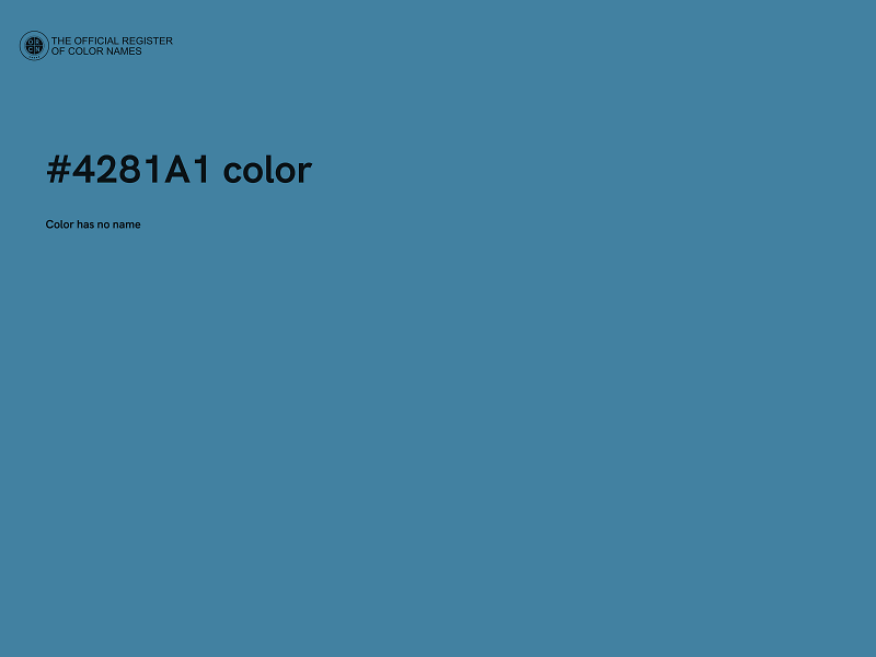 #4281A1 color image