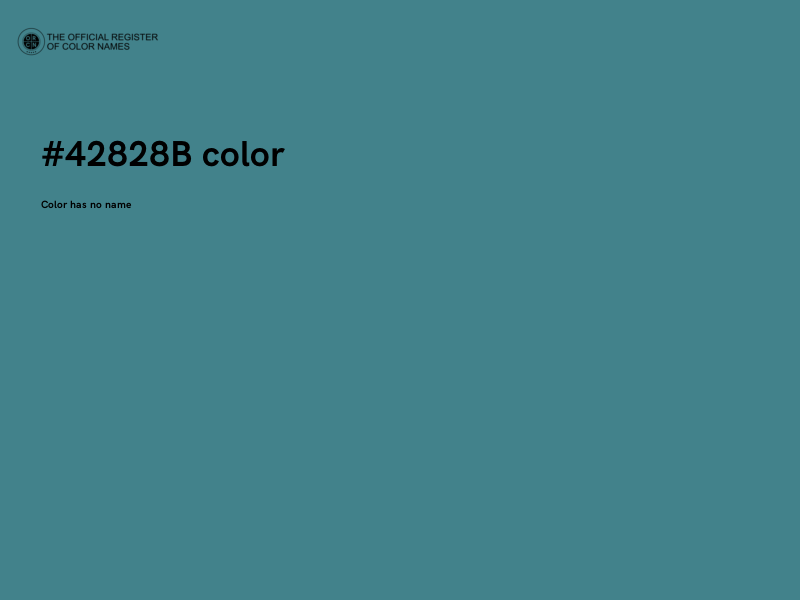 #42828B color image