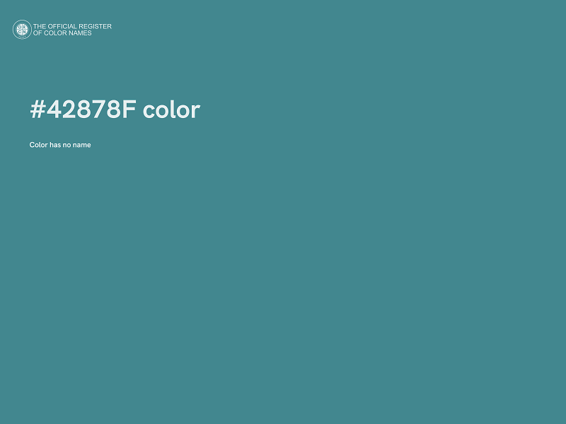 #42878F color image