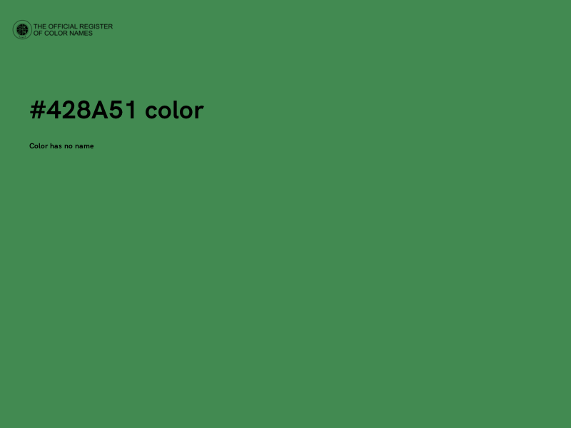 #428A51 color image
