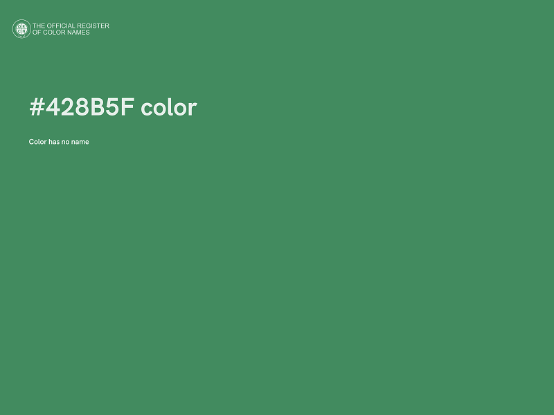 #428B5F color image