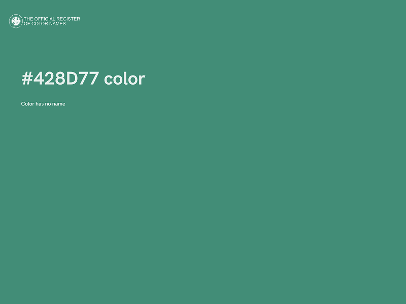 #428D77 color image