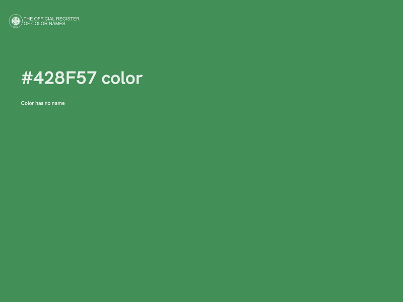 #428F57 color image