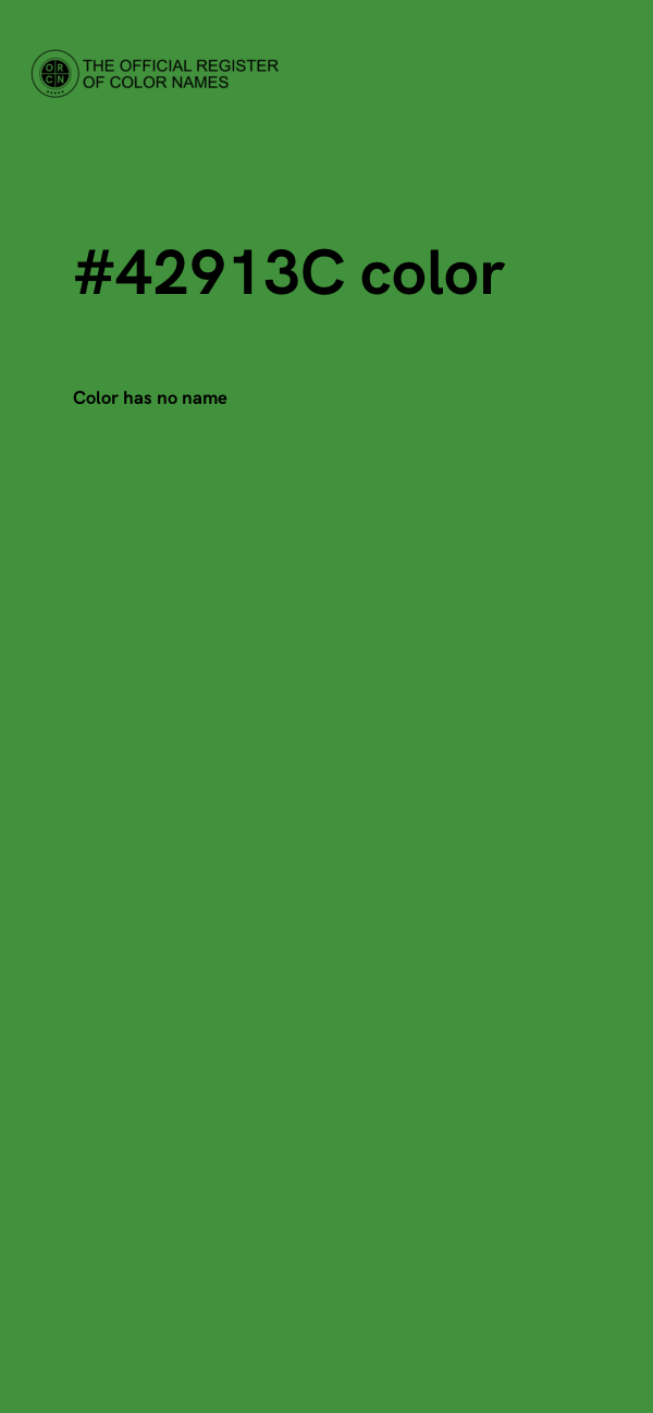 #42913C color image