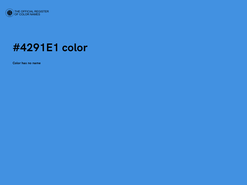 #4291E1 color image