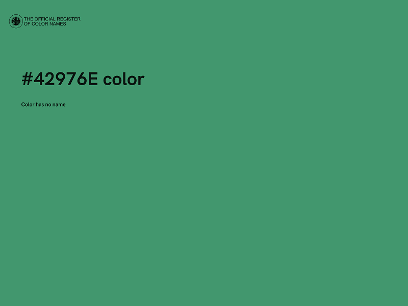 #42976E color image