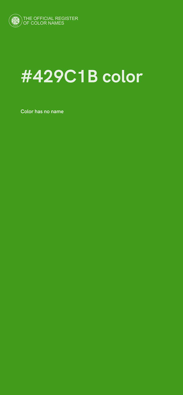 #429C1B color image