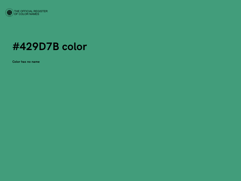 #429D7B color image