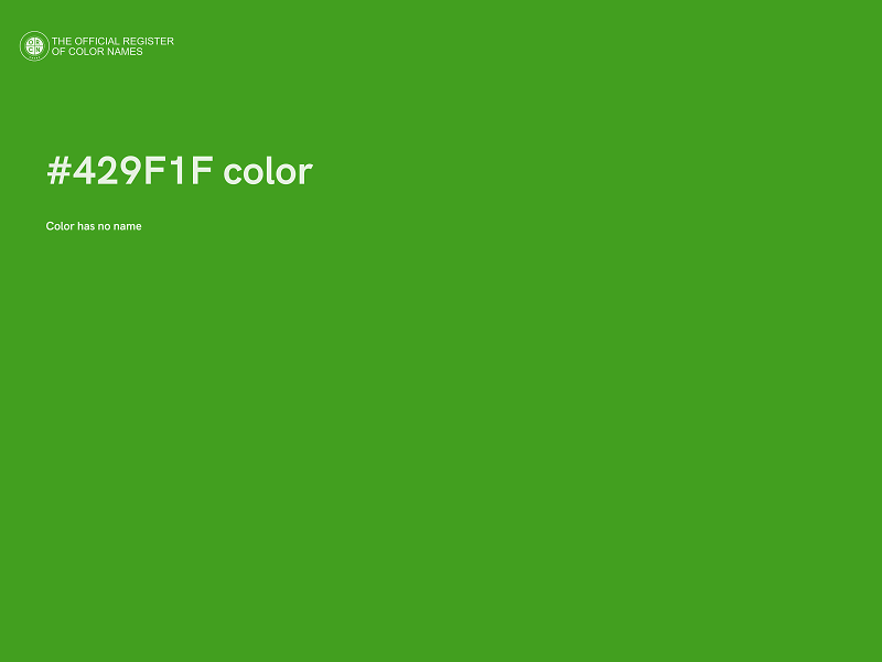#429F1F color image