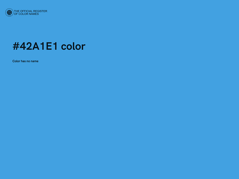 #42A1E1 color image