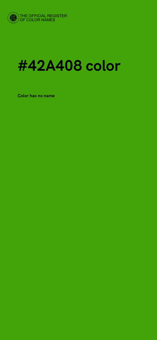 #42A408 color image