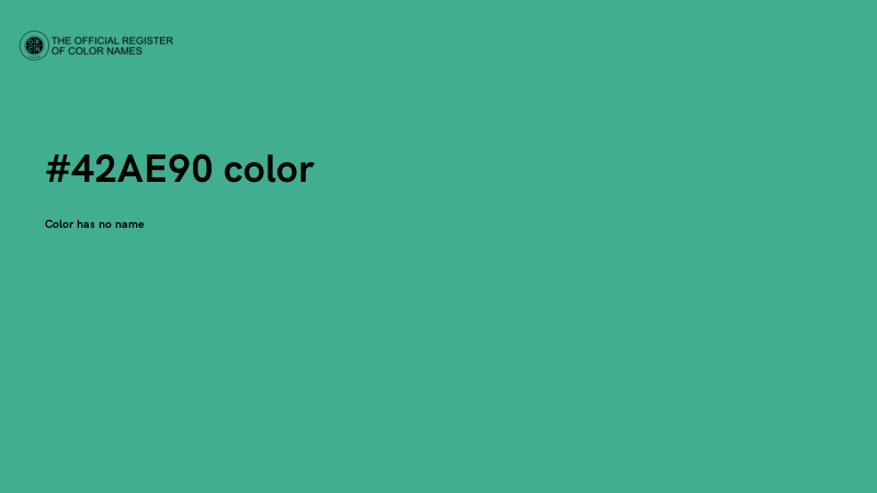 #42AE90 color image