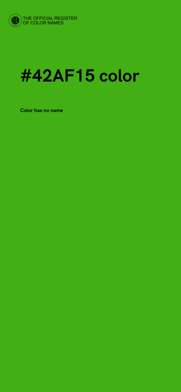 #42AF15 color image