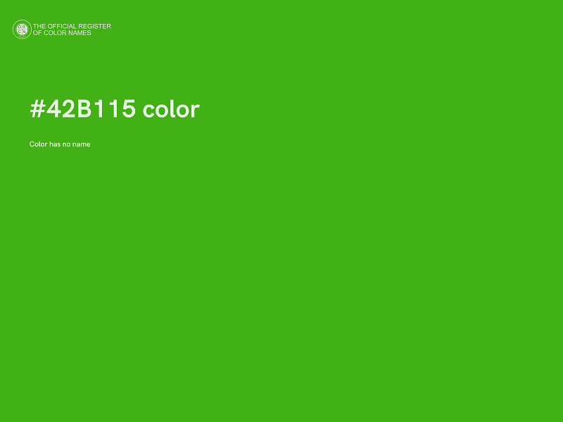 #42B115 color image