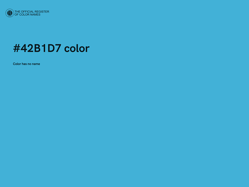 #42B1D7 color image