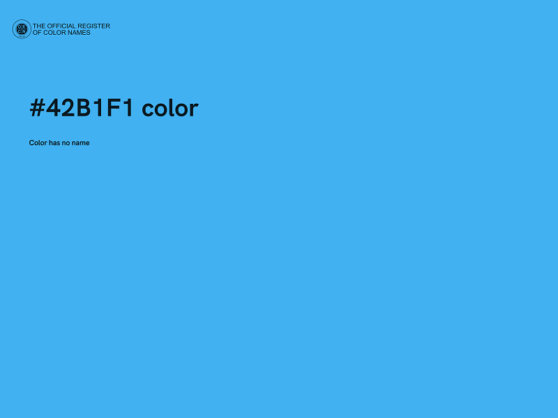 #42B1F1 color image