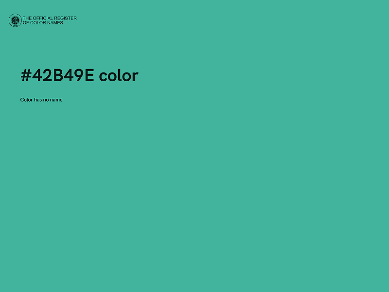 #42B49E color image
