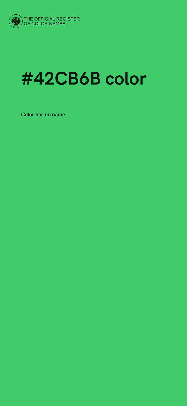 #42CB6B color image
