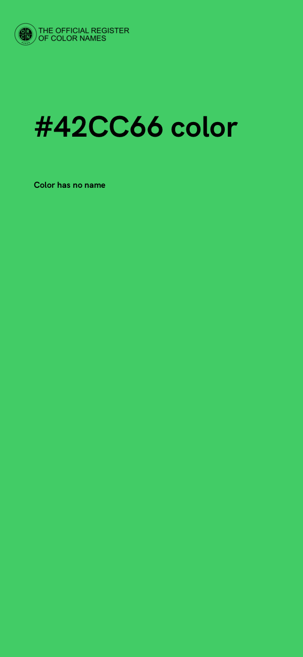 #42CC66 color image