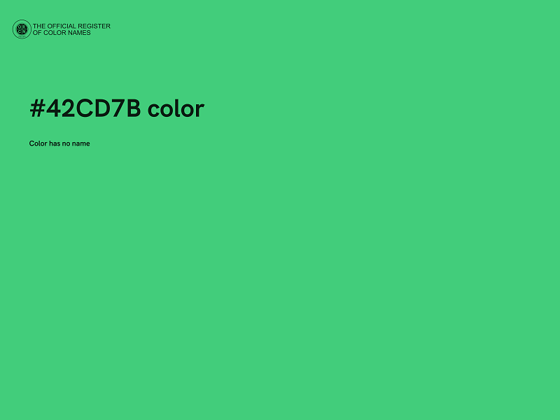 #42CD7B color image