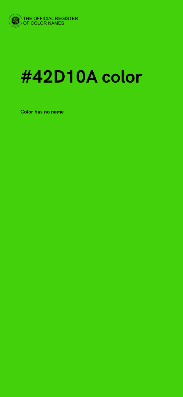 #42D10A color image