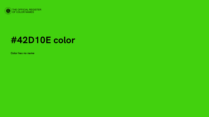 #42D10E color image