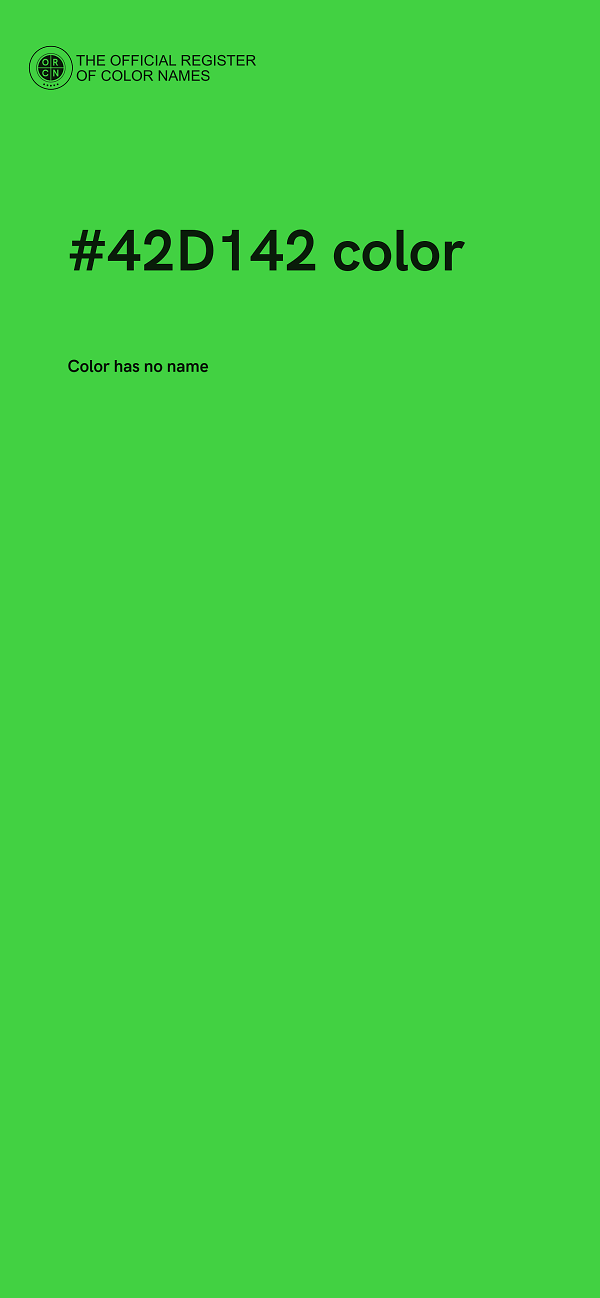 #42D142 color image