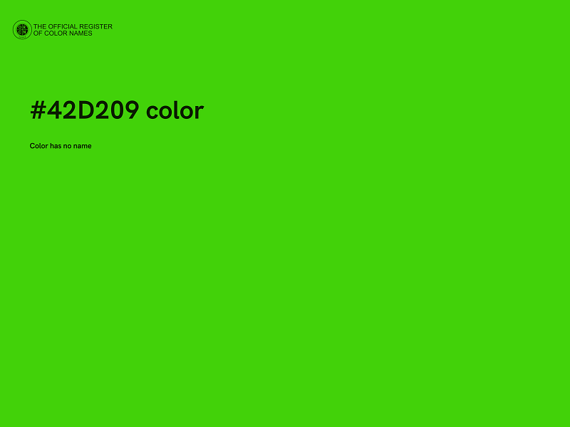 #42D209 color image