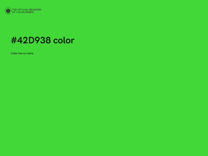 #42D938 color image