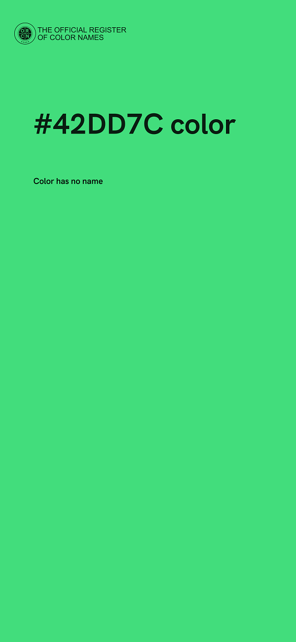 #42DD7C color image