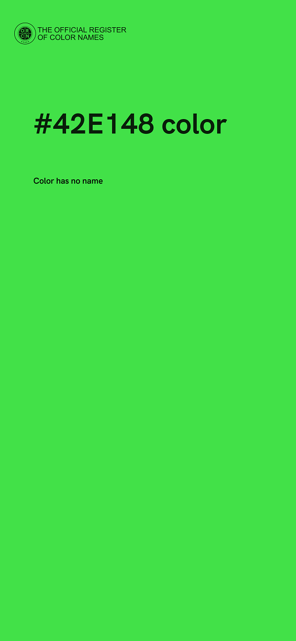 #42E148 color image