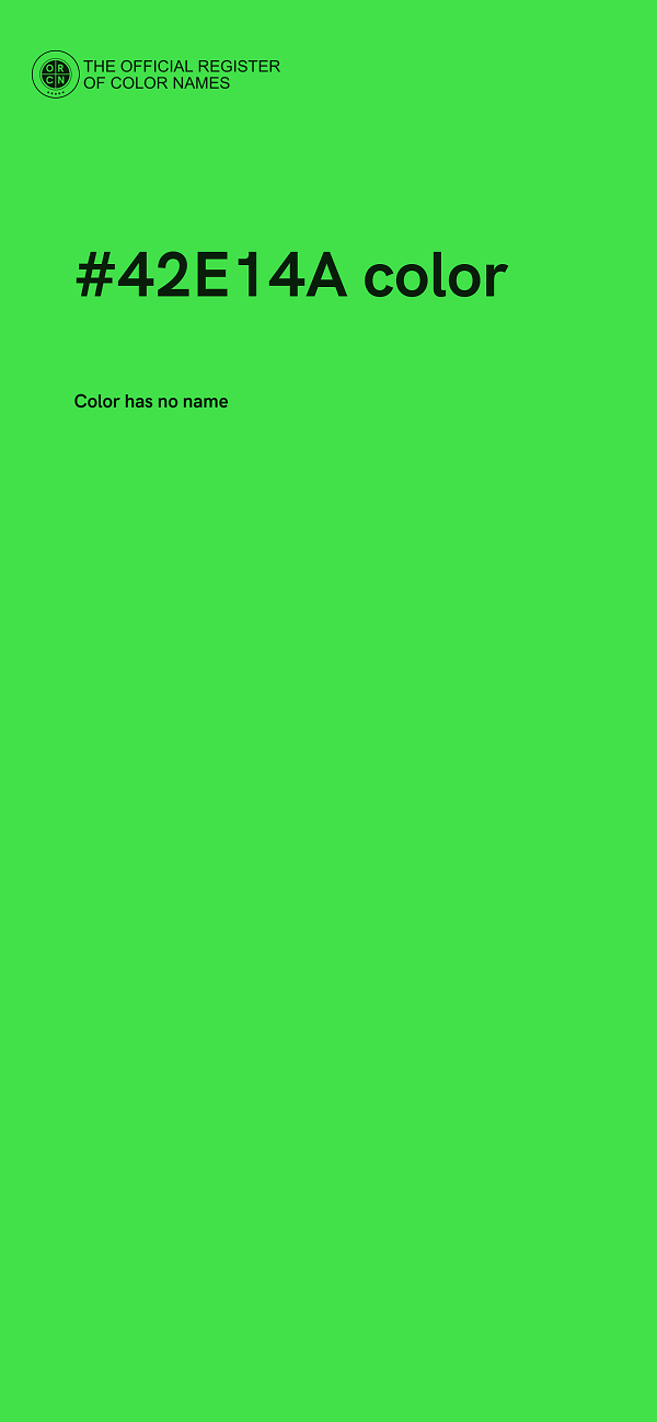 #42E14A color image