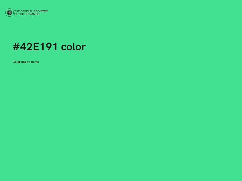 #42E191 color image