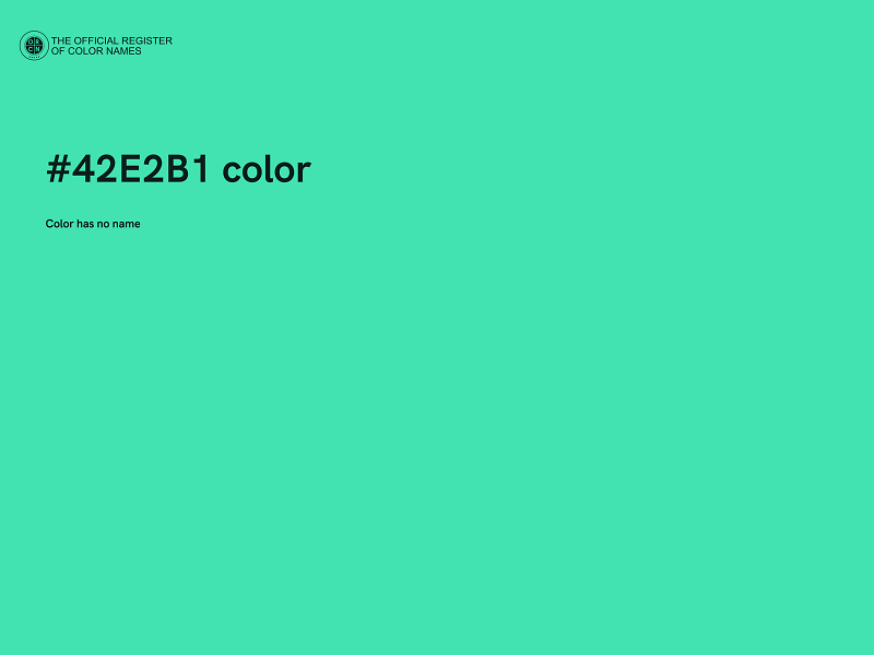 #42E2B1 color image