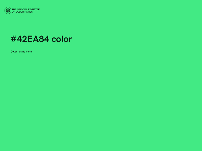 #42EA84 color image